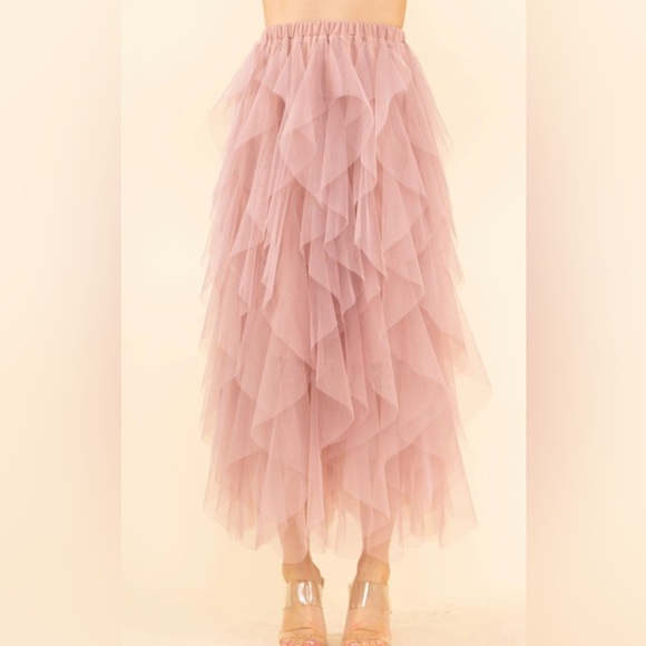 Black Tulle Skirt - Picture 3 of 3